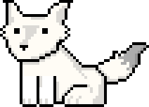 pixel doggy wagging tail